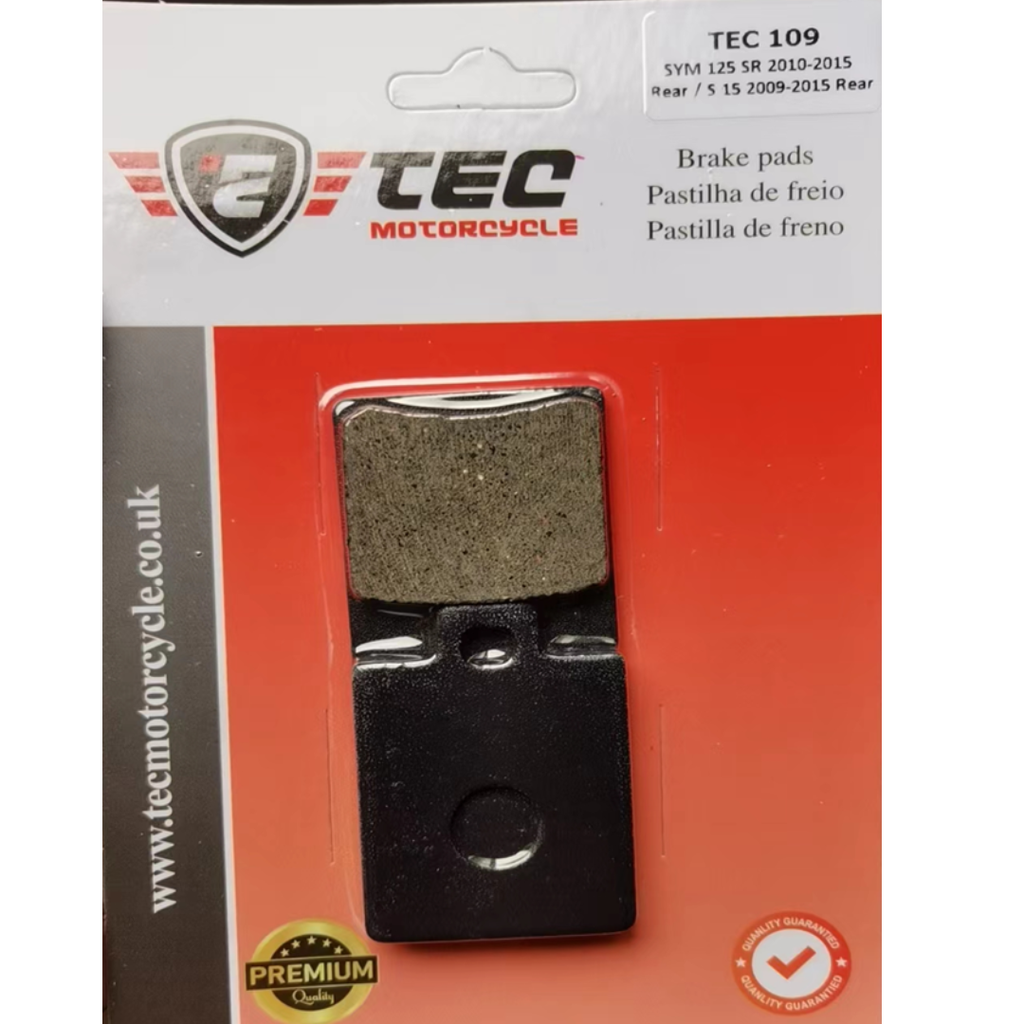 Brake Pads SYM 125 rear TEC 109