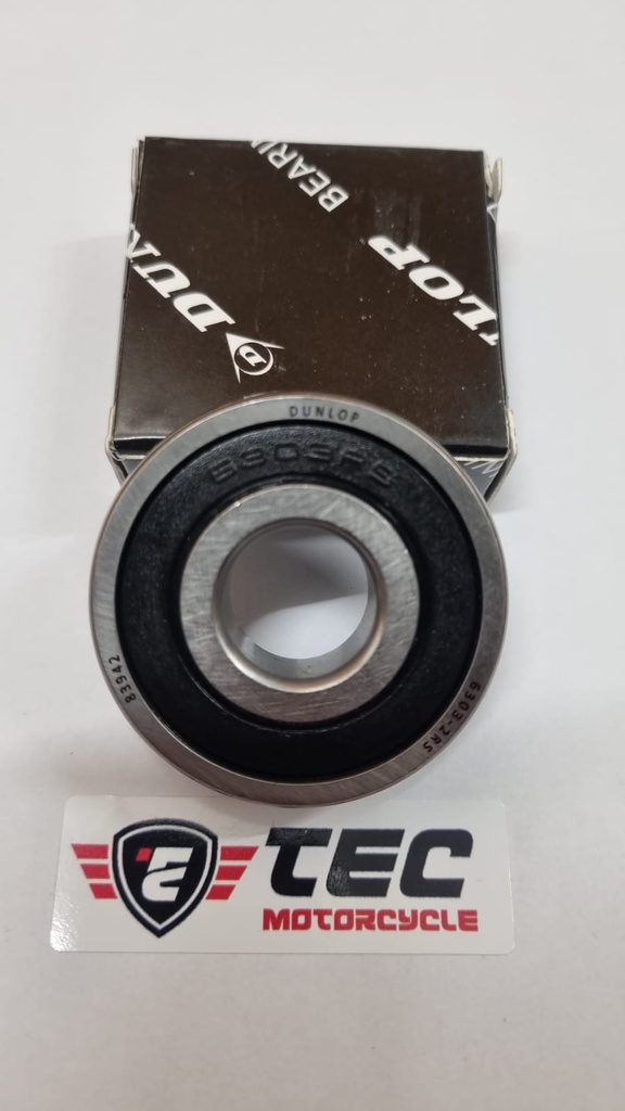 Cuscinetto A Sfere 6303-2RS In Acciaio, 1 File, Int. 17 Mm ID, Est - Foto 4